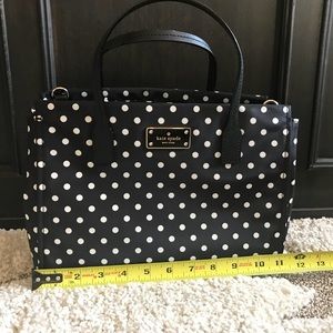 Authentic Kate Spade Polka Dot Nylon purse